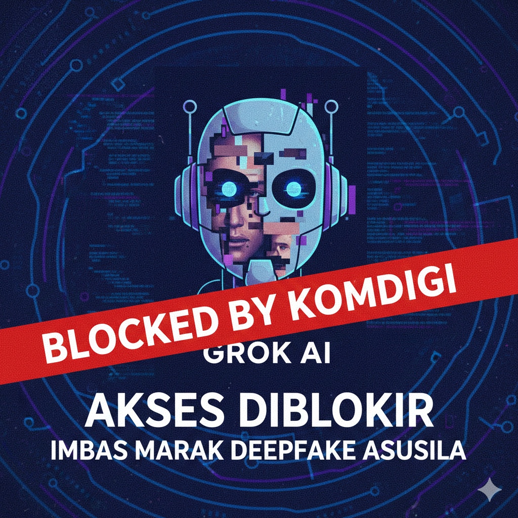 Komdigi Resmi Blokir Akses Grok AI Imbas Marak Deepfake Asusila