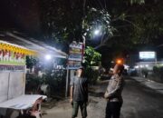 Personel Polres Tanjungbalai sambangi pos kamling dan ajak warga aktifkan siskamling