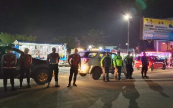 Sat Samapta dan Sat Lantas patroli malam