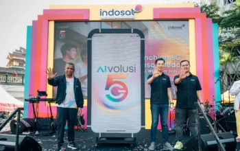 Peluncuran jaringan 5G Indosat berbasis AIvolusi di Kota Medan