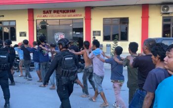 Tim gabungan Polda Sumut mengamankan pelaku premanisme dan pungli di wilayah Belawan