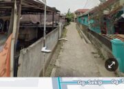 Tangkapan layar Google Maps lokasi dugaan judi dadu kopyok di Gang Reformasi Pancur Batu Deli Serdang