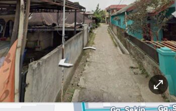 Tangkapan layar Google Maps lokasi dugaan judi dadu kopyok di Gang Reformasi Pancur Batu Deli Serdang
