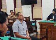 Mantan anggota Polda Sumut menjalani sidang kasus pemerasan proyek SMKN di Pengadilan Medan