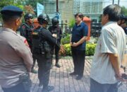 Brimob Polda Sumut Patroli Pengamanan Kantor Konsulat Negara Sahabat di Medan