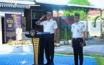 Kakanwil Ditjenpas Sumut Yudi Suseno memimpin Upacara Hari Lahir Pancasila 2026 di Medan