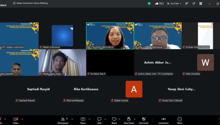 Alatan Indonesia Gelar Sharing Session Perhitungan dan Sertifikasi TKDN Farmasi dan Alat Kesehatan
