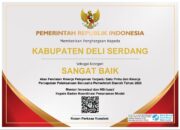 Menteri Investasi dan Hilirisasi Tetapkan Kinerja Perizinan Deli Serdang Sangat Baik, Nilai Tembus 91,728