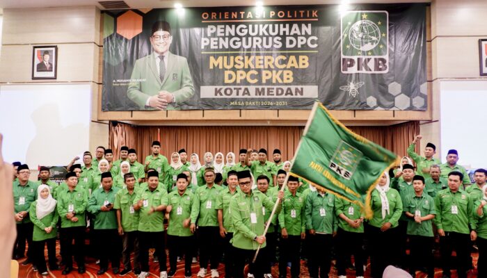 Bangkitkan Semangat Perjuangan Pemuda, H.M Fadli Habibie Resmi Nakhodai DPC PKB Kota Medan