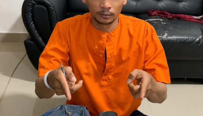 Gerak Cepat Polsek Mandau, Pria 25 Tahun Diamankan di Gate 125 dengan Sabu